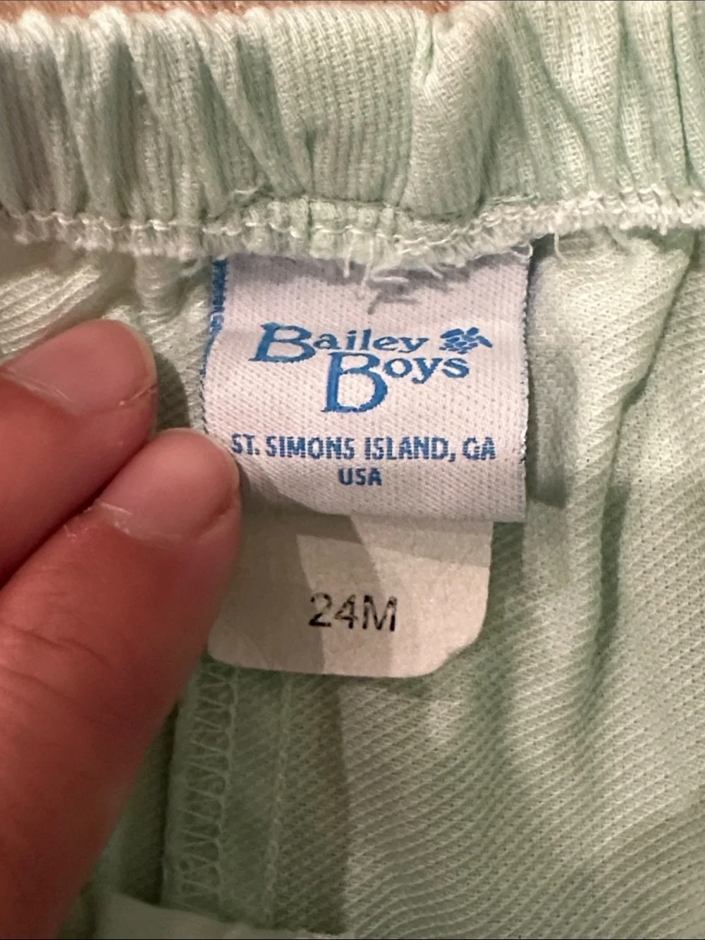 Bailey Boys Light Blue Bunny Set
